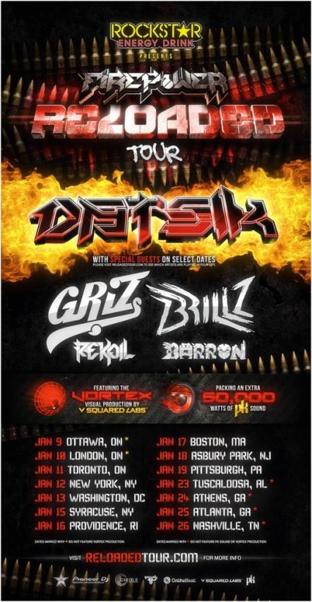Datsik Adds New Dates To Present The "Firepower Reloaded" Tour