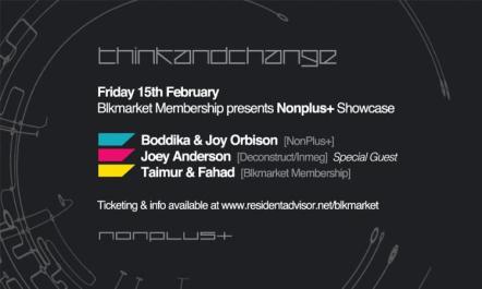 Blkmarket Membership Presents Nonplus + Showcase With Boddika & Joy Orbison, Joey Anderson
