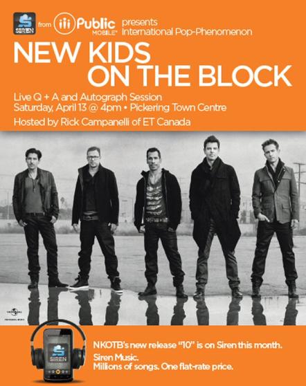 Public Mobile Hosts Autograph Signing With New Kids On The Block