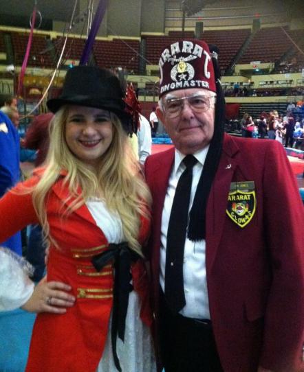 Teen "Cowgirl" Country Singer, Josey Milner Trades Rodeo Spurs For Ringmaster Duties At Last Weekend's Shrine Circus