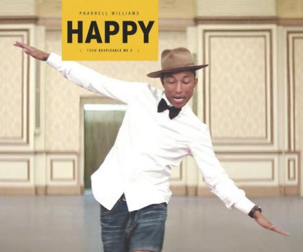 Pharrell Williams' "Happy" Tops The Billboard Hot 100!