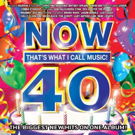 World's Best-Selling Now That's What I Call Music! Series Celebrates Milestone With 40th Numbered Edition In Single-Disc And Deluxe 2CD Packages