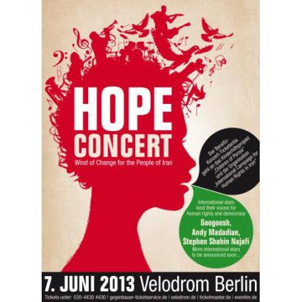 Hope Concert To Rock Berlin On June 7, 2013