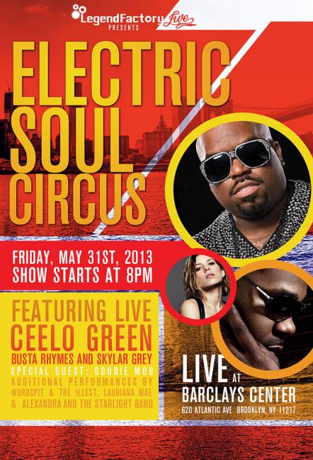 LegendFactory Live Presents "Electric Soul Circus" At Barclays Center In Brooklyn On May 31, 2013