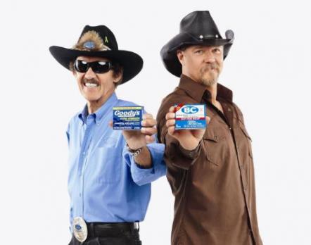 Trace Adkins And Richard Petty Team Up With BC And Goody's Powders To Ask Fans To "Like" Supporting Wounded Warrior Project And Victory Junction