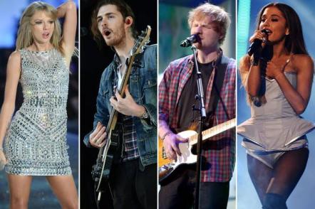 Taylor Swift, Ed Sheeran, Ariana Grande & Hozier To Perform For "The Victoria's Secret Fashion Show" On December 9, 2014