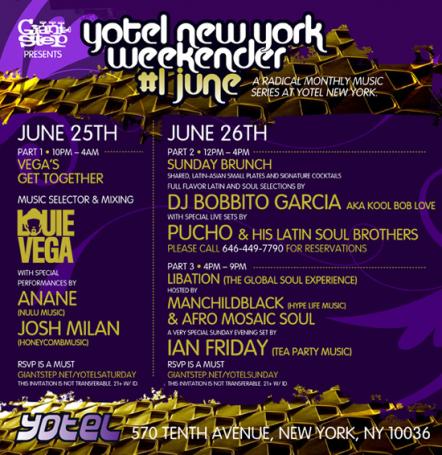Giant Step Presents New Monthly Series Yotel New York Weekender @ Four At Yotel NY