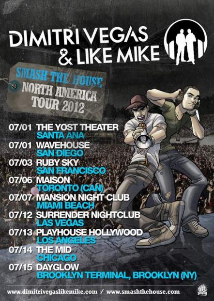 Dimitri Vegas & Like Mike Return To North America For 9 Date Tour