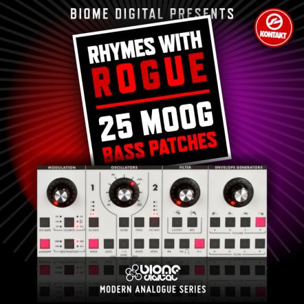 Rhymes With Rogue - Bass 25 Moog Bass Patches For Kontakt