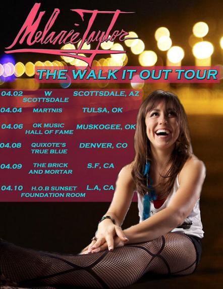 Announcing The Walk It Out Tour Featuring 2-Time Pop Artist Winner Melanie Taylor