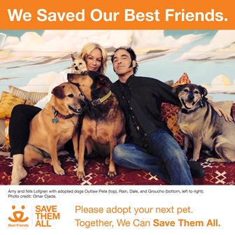 Nils Lofgren, Of The E Street Band, And Inductee Into The Rock & Roll Hall Of Fame, Joins Best Friends Animal Society's 'Save Them All' Campaign
