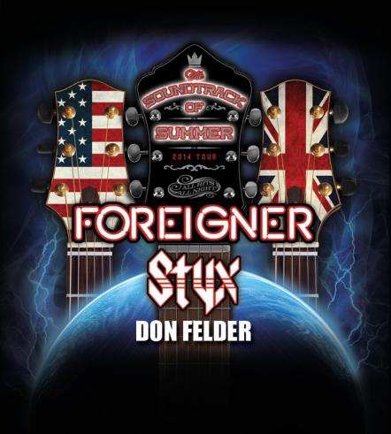 STYX & Foreigner: 'The Soundtrack Of Summer' Tour Companion Album Out May 6, 2014