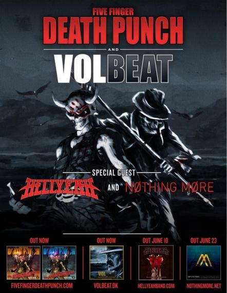 Five Finger Death Punch And Volbeat Join Forces To Bring Fans One Of The Biggest Tours Of The Fall