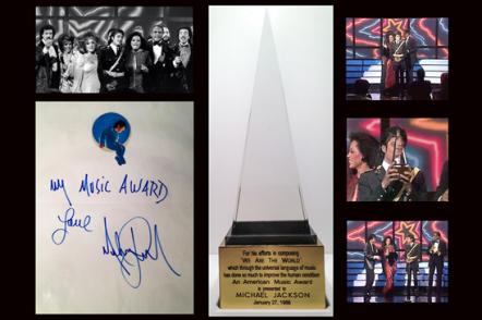 Michael Jackson American Music Award & Victory Tour Glove Up For Auction June 14th