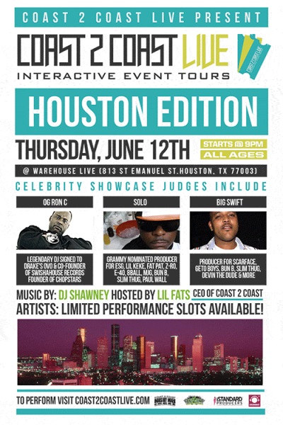Coast 2 Coast Live Comes To Houston, Texas June 12, 2014