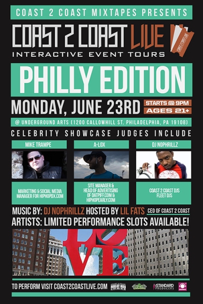 Coast 2 Coast LIVE Comes To Philadelphia On June 23, 2014
