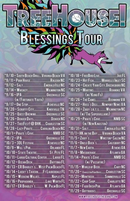 Treehouse! Release Winter Tour Dates