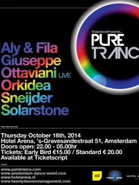 Solarstone Presents. Pure Trance 3 - Mixed By Solarstone & Bryan Kearney Out October 27, 2014