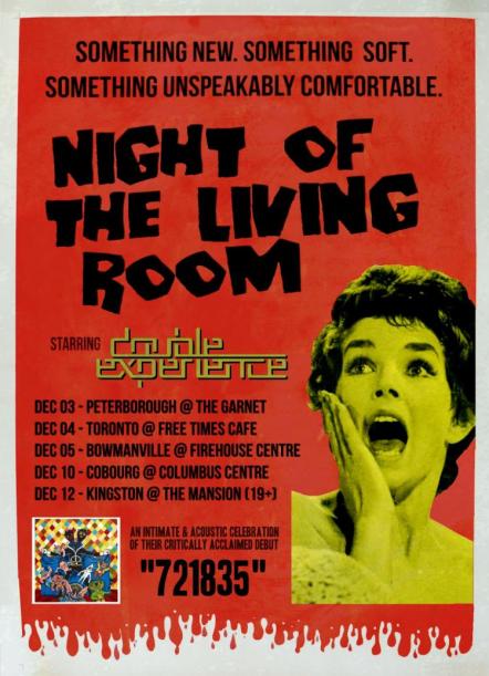 Double Experience 'Night Of The Living Room' Ontario Tour