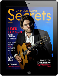 German Gypsy-Jazz Virtuoso Joscho Stephan Featured In Gypsy Jazz Guitar Secrets Magazine