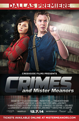 "Crimes And Mister Meanors" Premiering Sunday, Dec. 7 In Dallas, Starring Amtc Grad Logan Burton