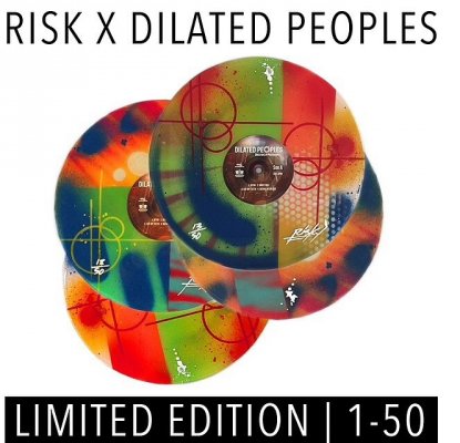 Legendary Graffiti Artist Risk Delivers Limited Edition Hand Painted Dilated Peoples Vinyl