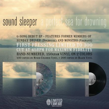 Sound Sleeper, Featuring Former Members Of Sunday Driver (Doghouse) & Monstro (Vagrant), Releasing Debut EP 'A Perfect Sea For Drowning' On January 27, 2015