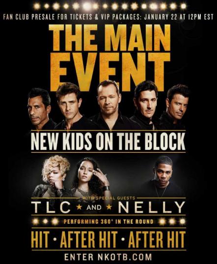 New Kids On The Block Step Into The Ring For 'The Main Event'