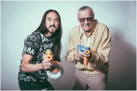 Steve Aoki  & Stan Lee Talk Technology, Comics & The Future For Wired's "Neon Future Sessions"