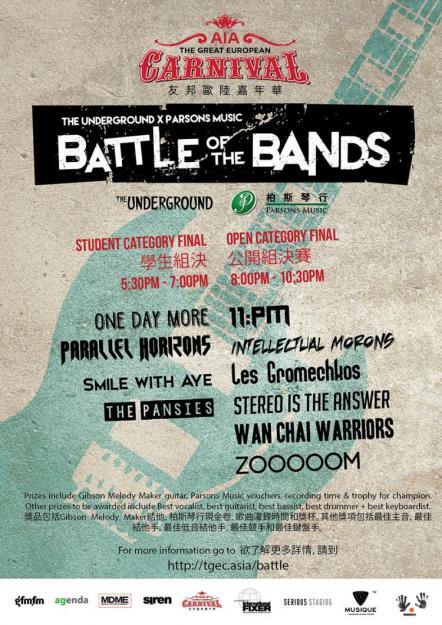 The Final Of The Underground X Parsons Music Battle Of The Bands 2015