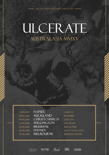 Ulcerate: Announce Australasia MMXV Tour Dates