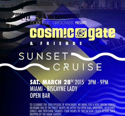 Cosmic Gate: Sunsets, Seas And Space! 2015 WMC/Miami Dates Announced