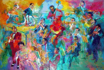 Smithsonian Announces $2.5 Million Jazz Endowment By Leroy Neiman Foundation And Installation Of Neiman's "Big Band" Painting
