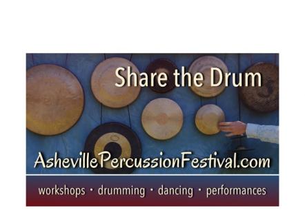 Fourth Annual Asheville Percussion Festival To Be Held June 19-21, 2015