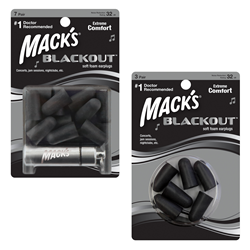 McKeon Products Introduces Mack's Blackout Soft Foam Ear Plugs For Music