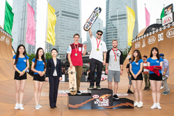 Monster Energy's Pierre Luc Gagnon And Vince Byron Dominate Skate And BMX Vert At The Kia World Extreme Games In Shanghai, China