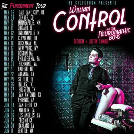 Justin Symbol Announces Tour Dates With William Control & The Neuromantic Boys
