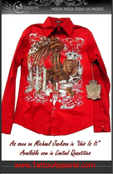 The Mission Clothing Red Lion Shirt, As Seen On Michael Jackson In This Is It, Has Been Re-issued!