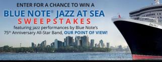 Enter For A Chance To Win A Blue Note Jazz At Sea Sweepstakes