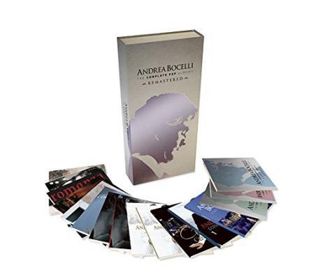Global Superstar Andrea Bocelli The Complete Pop Albums-Remastered Available In A Beautiful 16-CD Box Set
