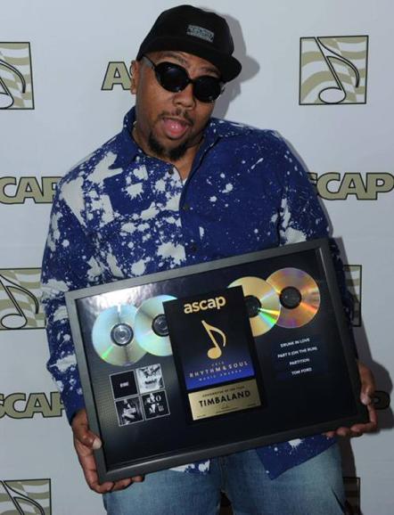ole Songwriter/Producer Timbaland Named 'Songwriter Of The Year' At 28th Annual ASCAP Rhythm & Soul Music Awards