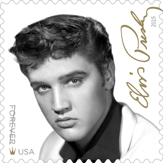 Elvis Music Icon Stamp 30