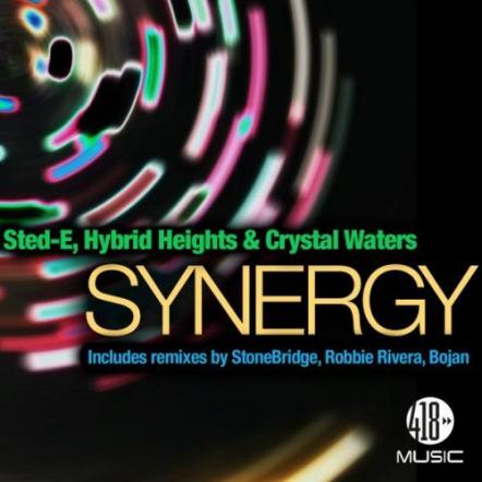 Sted-E & Hybrid Heights Join The "Queen Of House" Crystal Waters On 6 Track "Synergy" EP
