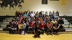 Doug Bossi And Blue Skies Foundation Launch New Music Program For Lakota School Children At Pine Ridge Reservation