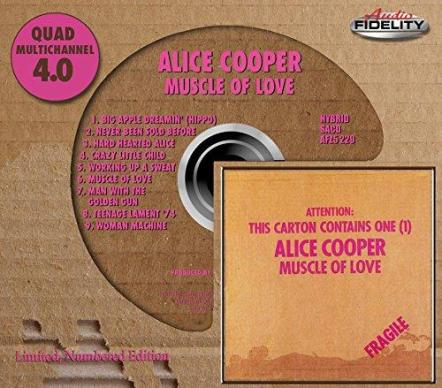 Audio Fidelity To Release Alice Cooper's "Muscle Of Love" On 4.0 Quad SACD