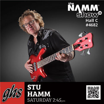 Stu Hamm And Other Artists To Appear With GHS Strings At NAMM 2016