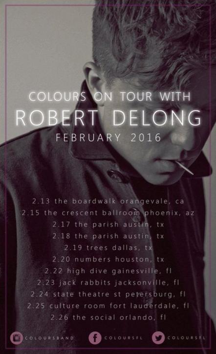 Colours Announce Tour With Robert Delong
