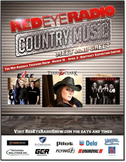 Kentucky Headhunters And Exile Join Red Eye Radio's Celebrity Roundup At The 2016 Mid-America Trucking Show