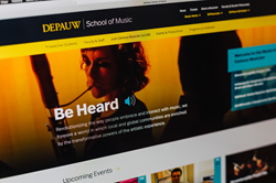 Fastspot Redesigns Depauw School Of Music Website