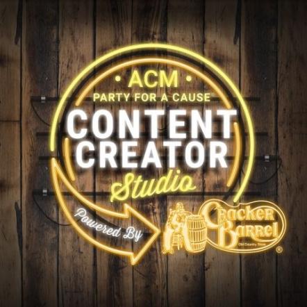 Cracker Barrel Old Country Store Announces Content Creator Studio To Provide Backstage Coverage Of The 2016 ACM Party For A Cause Festival
